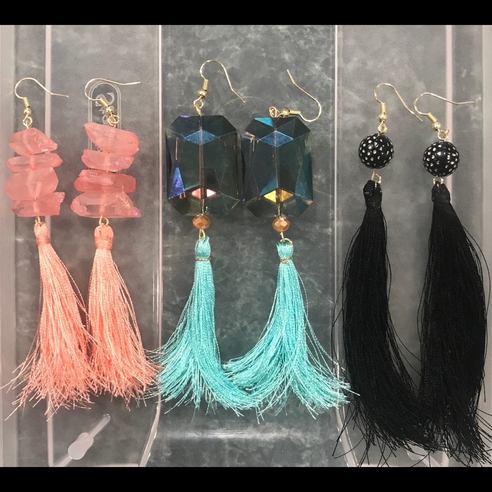 Beautiful fringe earrings
